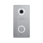 Placa exterior BAS-IP AV-04SDI en plata para montaje en superficie