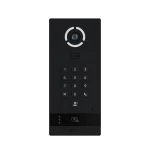 Placa exterior BAS-IP AV-09KFBI en negro con teclado y lector UKEY