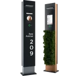 BAS-IP OBELISK OB-01, columna de intercomunicación con acabados personalizables